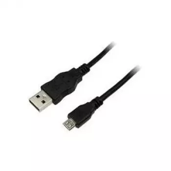 LogiLink USB A na Micro USB B kábel 5 m, USB 2.0, čierny