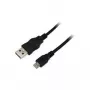 LogiLink USB A na Micro USB B kábel 5 m, USB 2.0, čierny