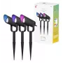Hombli Outdoor Smart Spot Light Kit HBSK-0100 inteligentné vonkajšie reflektory, 3 ks, Bluetooth, čierne