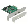 DeLOCK PCI Express x1 karta na 2 x USB Type-C™ konektor samica