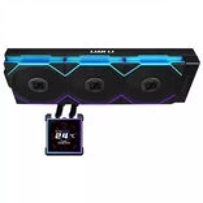 AiO kvapalinový chladič lian li HydroShift II LCD-S 360mm s RGB a LCD displejom