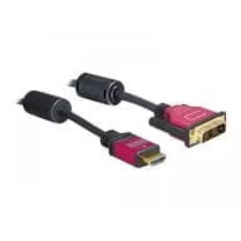 HDMI - DVI kábel DeLOCK 84343 3,0 m konektor samec / konektor samec