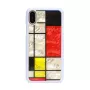 iKins Mondrian puzdro pre iPhone XS/X, biele, K1624H