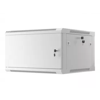 Nástenný rack Lanberg WF01-6606-00S 6U sivá 60 kg kapacita