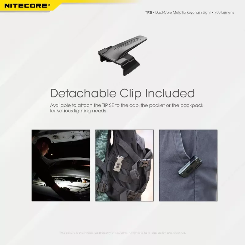 Nitecore TIP SE čierna ručná baterka LED