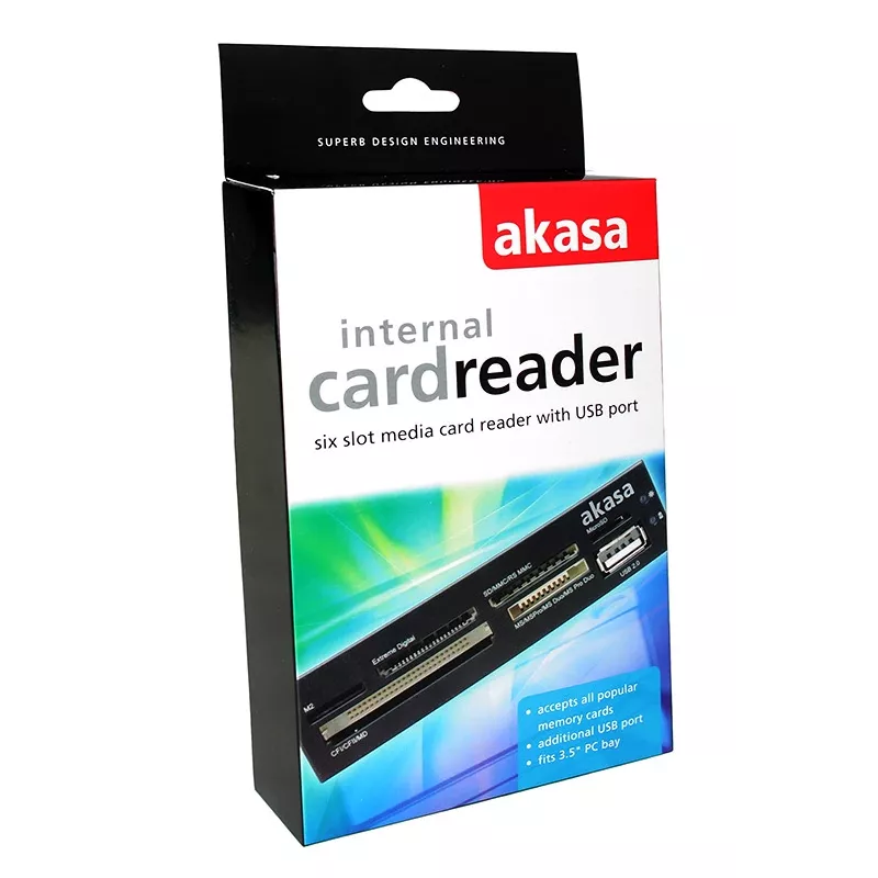 Akasa AK-ICR-07 čítačka kariet USB 2.0 interná