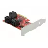 SATA PCI Express x4 karta DeLOCK 6 portov Low Profile formát