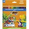 BIC pastelky Kids Smooth 24 farieb sada