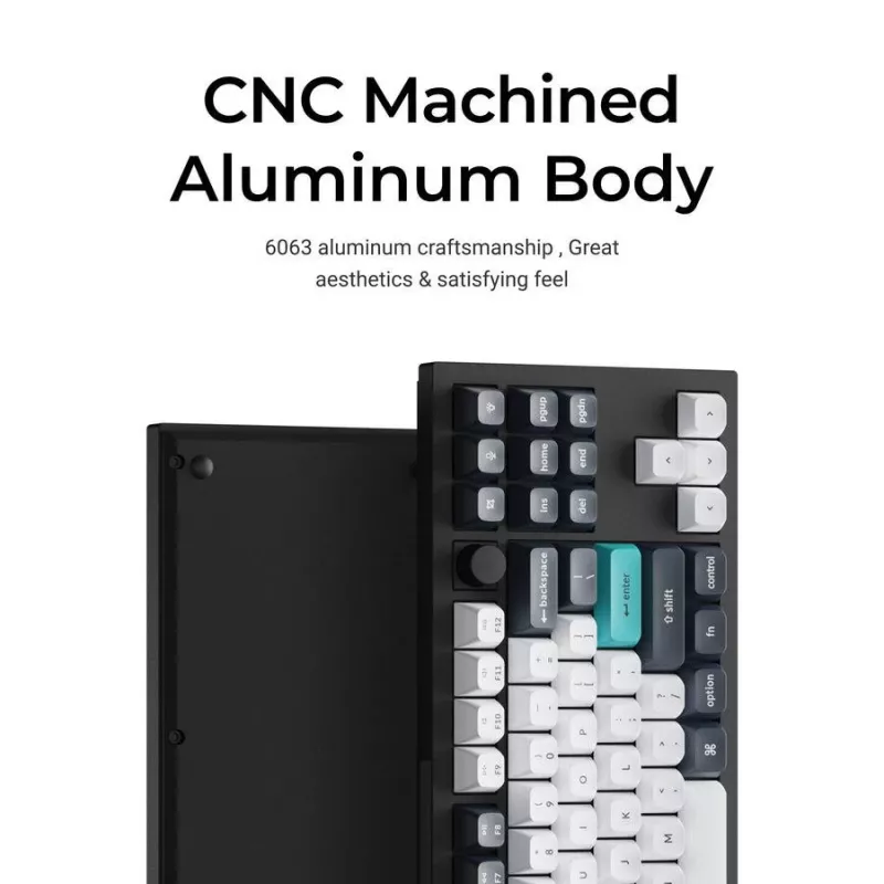 Klávesnica Wrl Q3 Max RGB/CARBON čierna Q3M-M4 Keychron