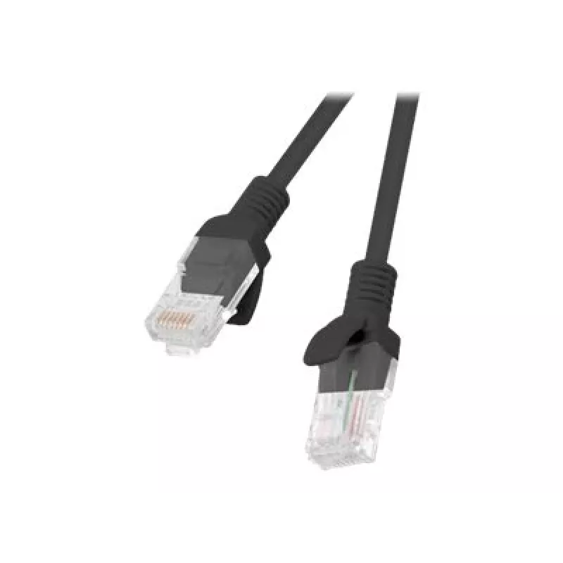 Sieťový kábel LANBERG PCU6-10CC-1000-BK RJ-45 Cat6 U/UTP 10 m čierny