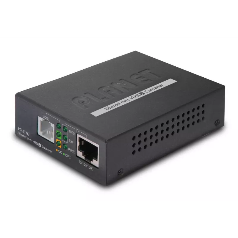 Planet VC-231G bridge/repeater 1000 Mbit/s sieťový most čierny