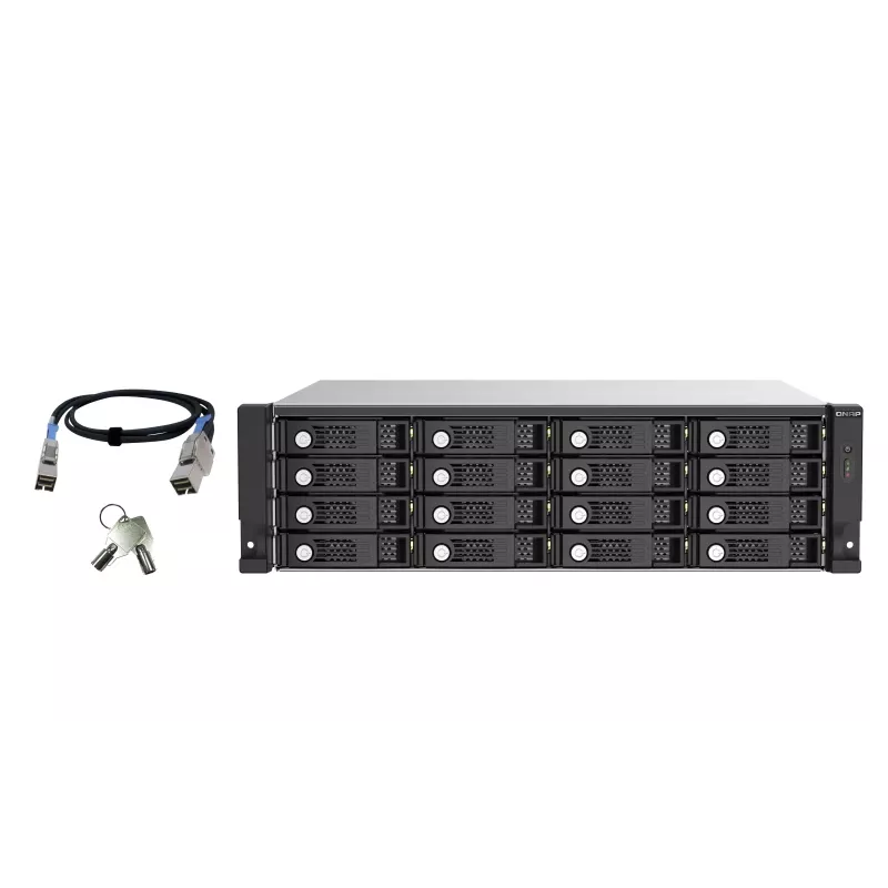 QNAP TL-R1620Sep-RP puzdro na HDD čierne, sivé 2,5/3,5