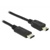 USB kábel DeLOCK 0,5 m USB2.0-C Mini-B 83335