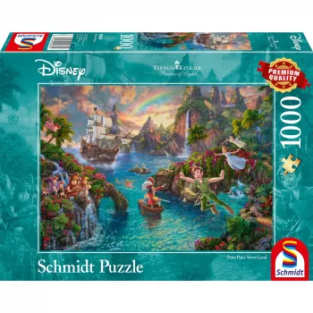 Puzzle Schmidt Spiele Disney Peter Pan 1000 ks, kreslené
