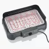 Stolový elektrický gril SEVERIN PG 8593, 2000 W, obdĺžnikový rošt, čierny