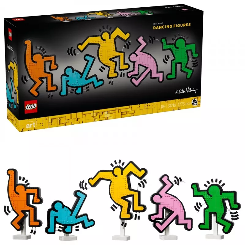 LEGO ART 31216 Keith Haring - Tancujúce postavy