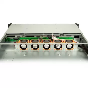 Inter-Tech IPC 1U-1404 rack čierna, nehrdzavejúca oceľ