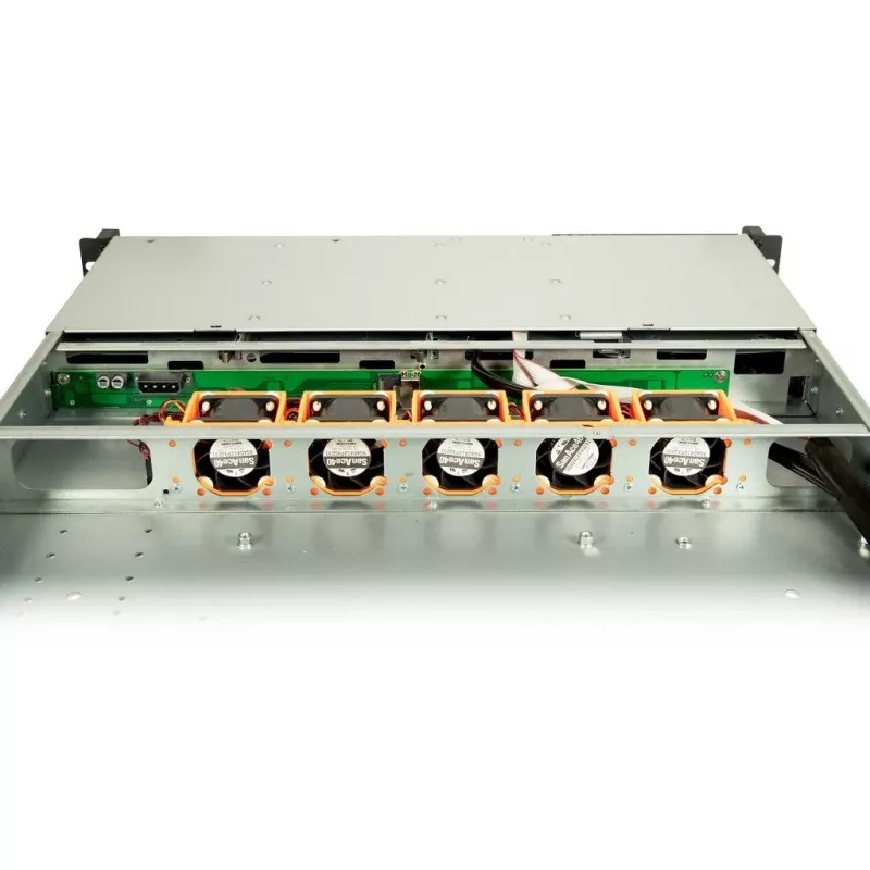 Inter-Tech IPC 1U-1404 rack čierna, nehrdzavejúca oceľ
