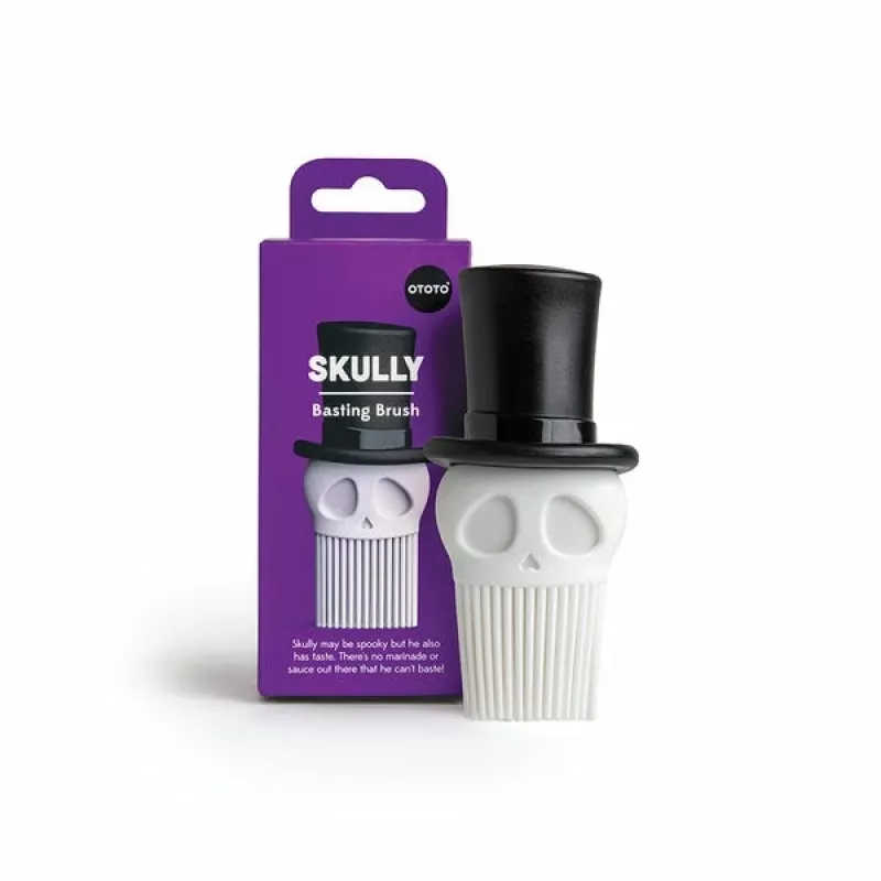 Ototo Design Skull Brush silikónový kuchynský štetec