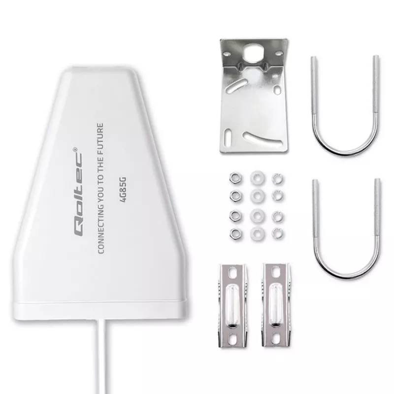 Externá 4G/5G LTE anténa QOLTEC 9 dBi, N konektor samica, 3 m kábel