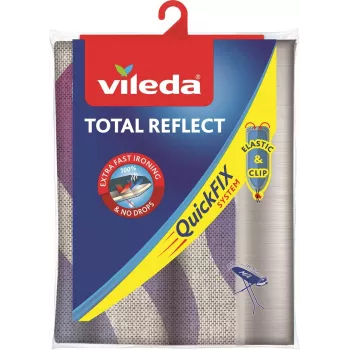 Potah na žehliacu dosku VILEDA Total Reflect modrý sivý biely pre žehliace dosky 1300 x 450 mm