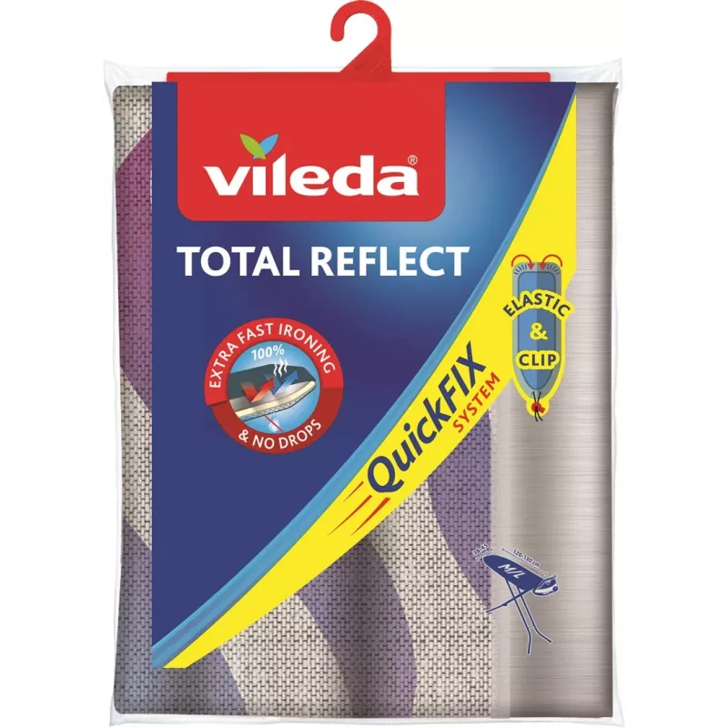 Potah na žehliacu dosku VILEDA Total Reflect modrý sivý biely pre žehliace dosky 1300 x 450 mm