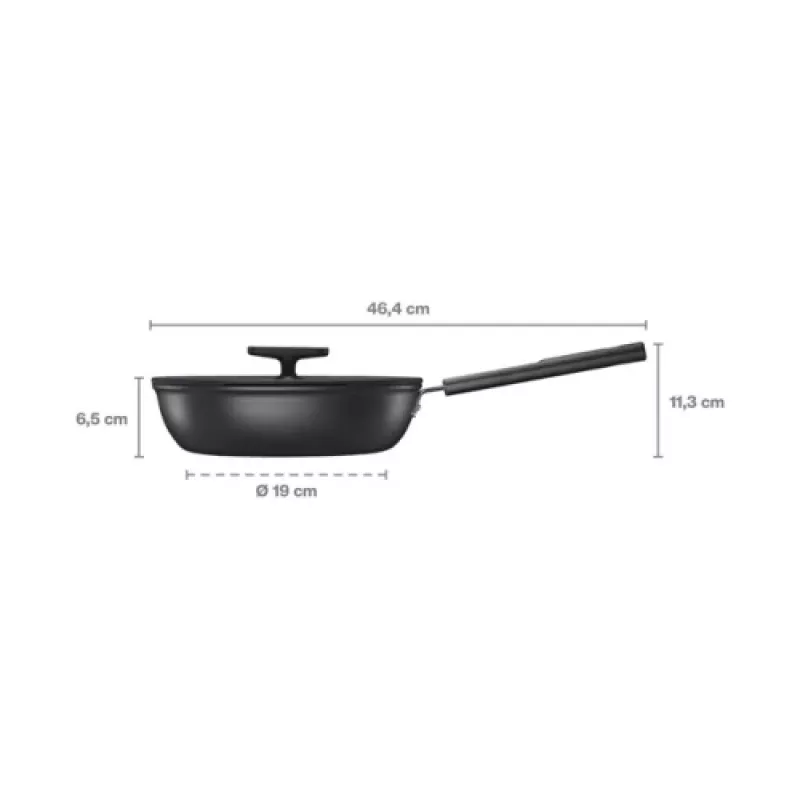 Fiskars Hard Face 1075528 Nepriľnavá panvica 24 cm 2,2L