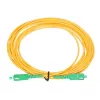 Extralink SC/APC-SC/APC patch kábel, LSOH, Single-Mode, Simplex, G.657A2, 3 mm, 15 m, žltý