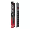 Prepäťová ochrana Hawk HWPS801BK 1,5 m napájací kábel, model HWPS801BK
