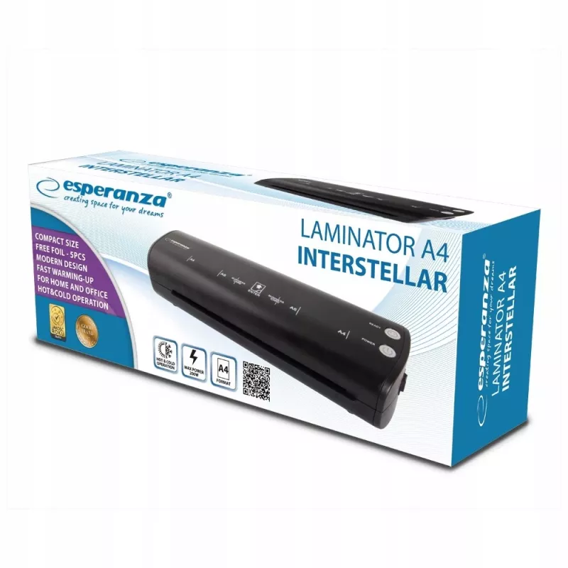 Esperanza EFL004 laminovačka čierna