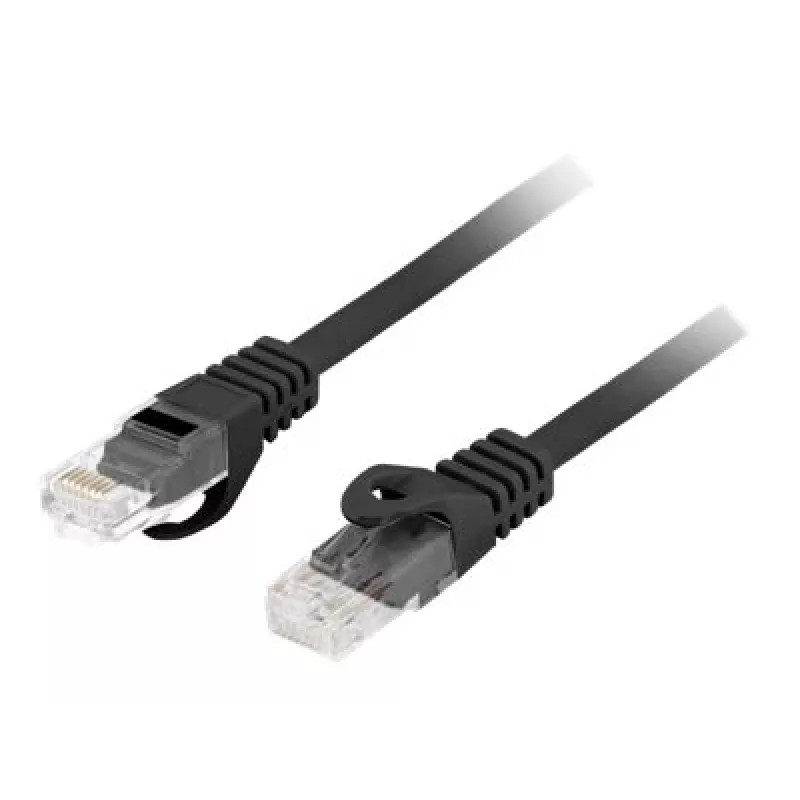 Sieťový kábel LANBERG PCU6-10CU-1000-BK Cat6 U/UTP RJ-45 10 m čierny