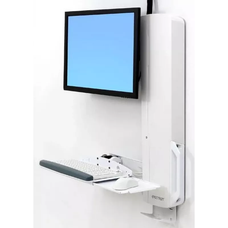 Držiak monitora Ergotron 61-081-062 61 cm (24 palcov) nástenný biely