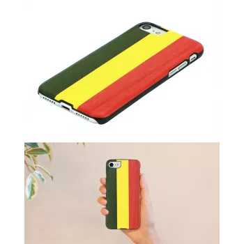 Puzdro na smartphone man and wood pre iPhone XR — Reggae čierna