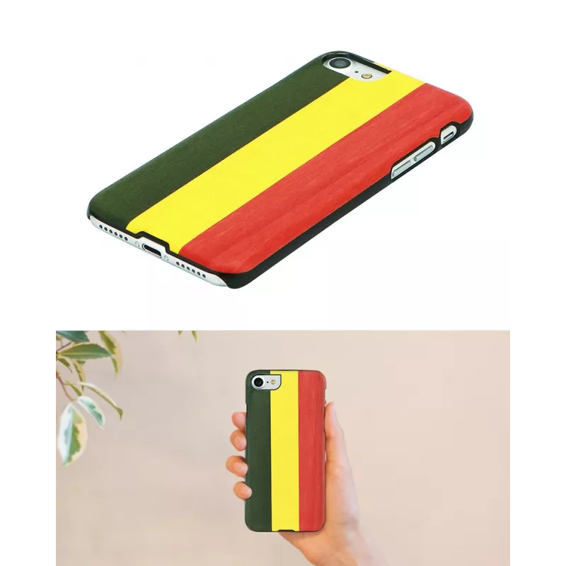 Puzdro na smartphone man and wood pre iPhone XR — Reggae čierna