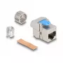 DeLOCK Keystone modul RJ45 samica na LSA Cat.8.1 bez nástroja plochý kovový