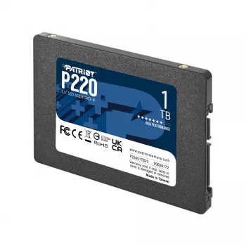2,5 palca SATA III SSD PATRIOT P220 1 TB — 550/500 MB/s, 50k IOPS, 7 mm