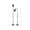 Stojacia lampa TRACER Lucia TRAOSW47347 LED výškovo nastaviteľná