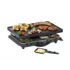 Steba RC 28 liatinový raclette gril, 1400 W, 8 panvičiek, čierny