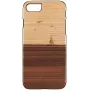 man and wood puzdro na telefón pre iPhone 7/8, mare čierna