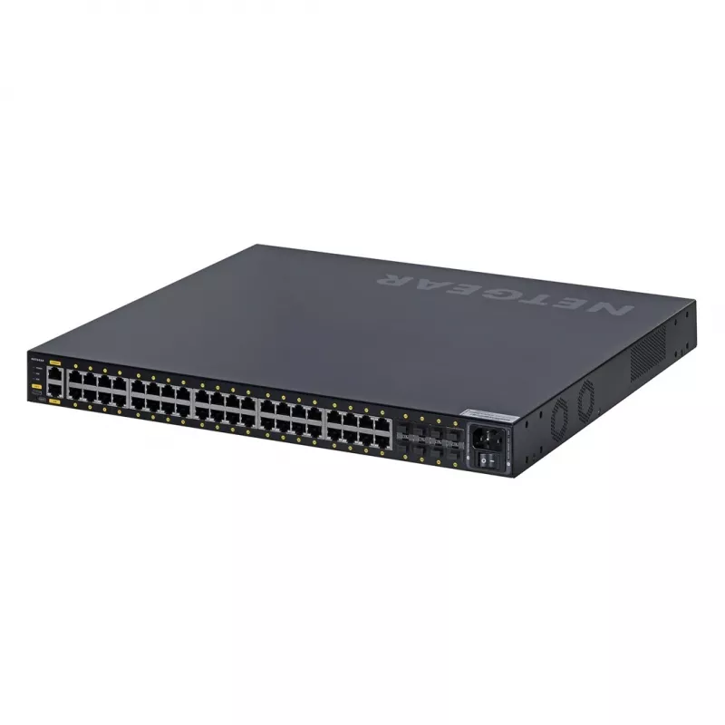 NETGEAR GSM4248PX-100EUS sieťový switch Managed L2/L3/L4 Gigabit Ethernet (10/100/1000) Power over Ethernet (PoE) čierna