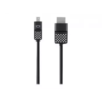 Mini DisplayPort na HDTV kábel, 1,8 m, Mini DisplayPort, HDMI, konektor samec, konektor samec, čierna