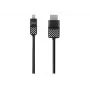 Mini DisplayPort na HDTV kábel, 1,8 m, Mini DisplayPort, HDMI, konektor samec, konektor samec, čierny