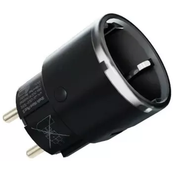 Smart zásuvka Shelly Wave Plug S Z-Wave 800 čierna — inteligentná zásuvka Z-Wave 800, 230 V/12 A, 2500 W, meranie výkonu
