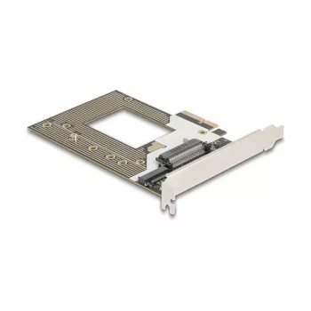 Interná M.2 / U.2 adaptérová karta DELOCK 90854 — PCIe 4.0 (Host: PCIe, výstupy: M.2 Key M 110 mm, U.2)