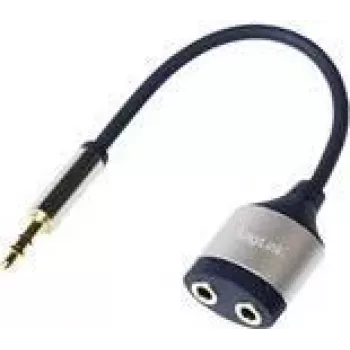 LogiLink audio rozbočovač stereo minijack zásuvka na stereo minijack konektor 18 cm