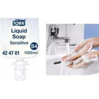 Tekuté mydlo Tork 424701 pre citlivú pokožku, jemná formula, náhradná náplň