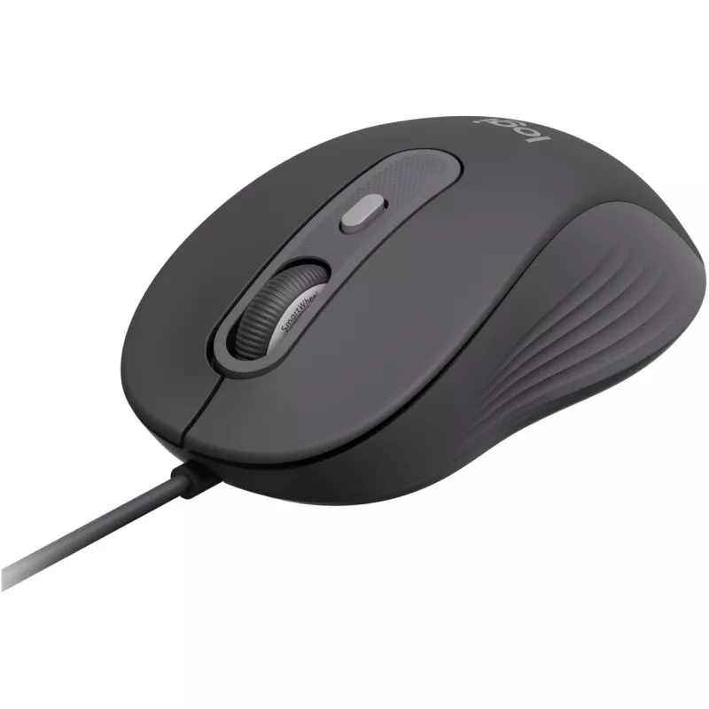 Logitech Signature Wired M520 for Business optická drôtová myš USB-C Plug-and-Play Windows/Mac/Chrome/PC/laptops – Graphite