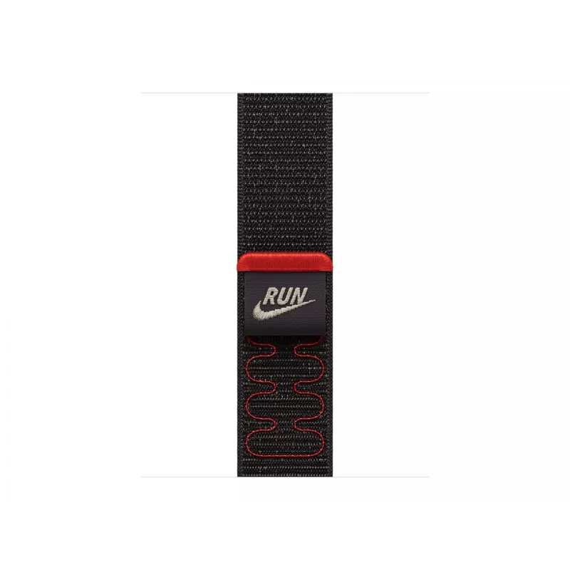 Apple Nike Sport Loop remienok čierny nylon, recyklovaný polyester, spandex