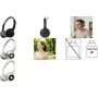 LogiLink BT0072BR slúchadlá cez uši Bluetooth strieborná (BT0072BR)