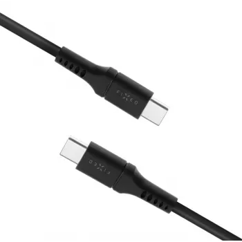USB-C na USB-C pevný kábel FIXED FIXDLS-CC2-BK — 2 m, 60 W